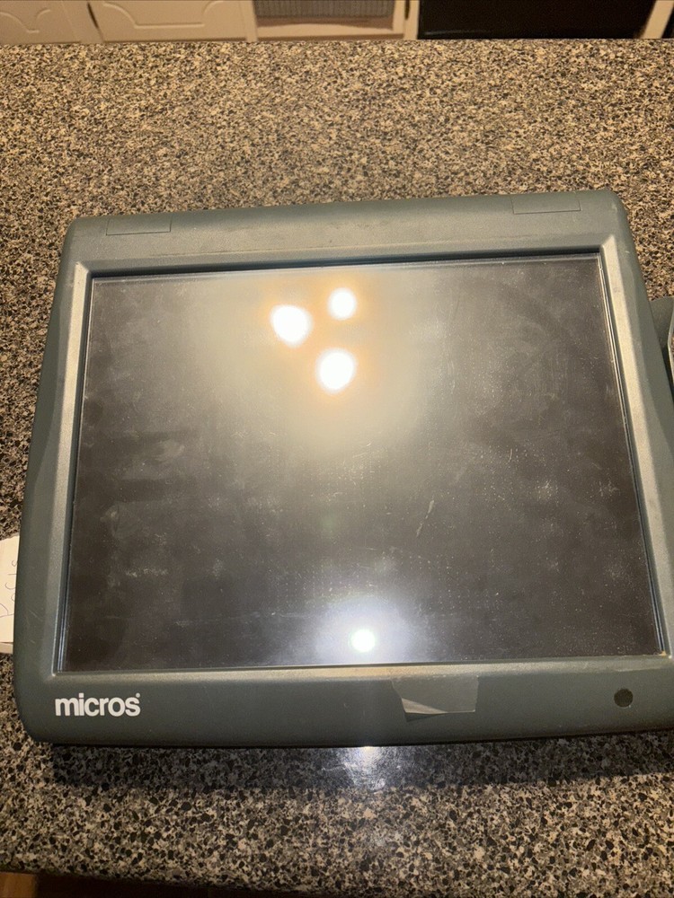 Micros Workstation 5A System Touchscreen POS Terminal. **Untested**