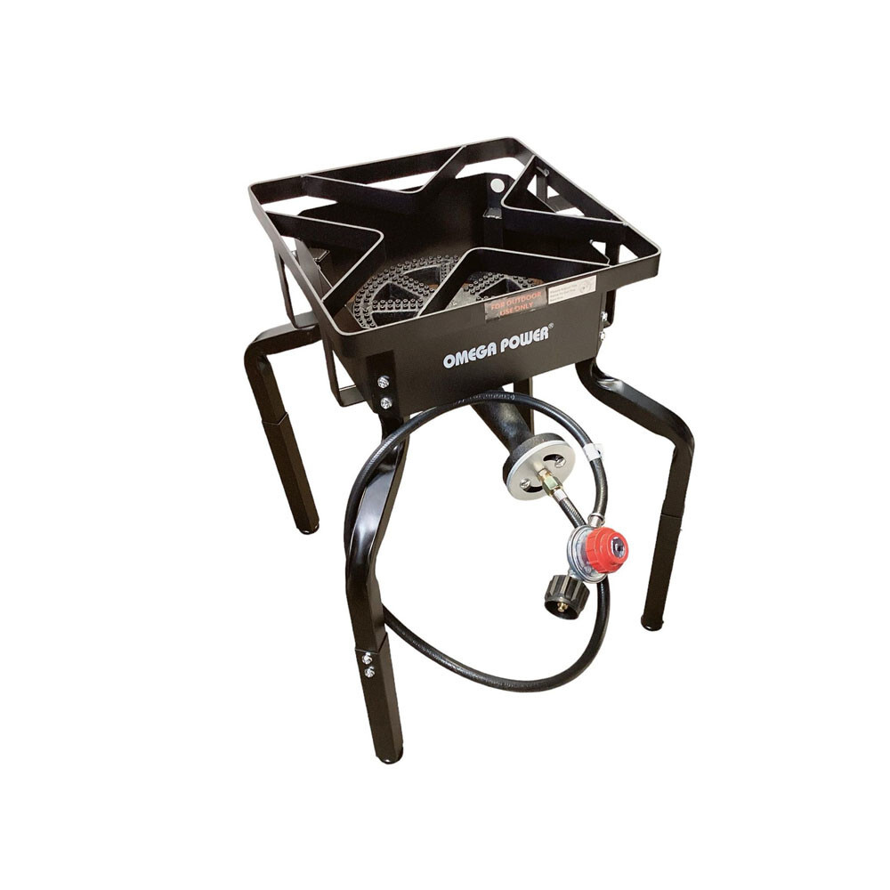 Single Propane Burner For Camping, Tailgating, Home Brewing,Adjustable Height