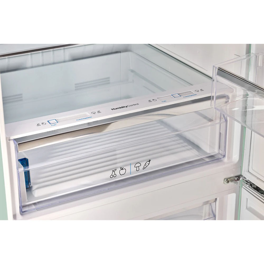 UNIQUE Classic Retro 455L 17 cu. ft. Bottom Mount Refrigerator - Summer Mint