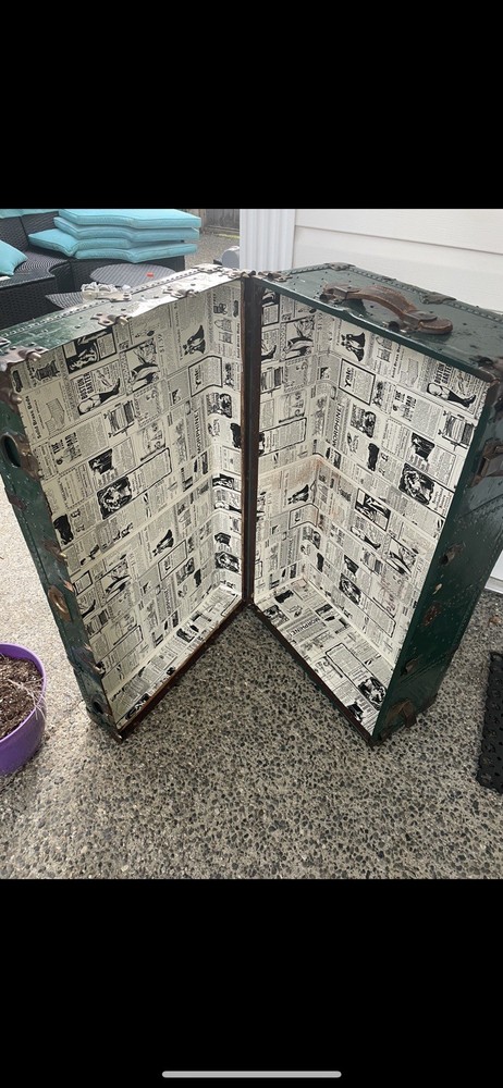 antique vintage trunk