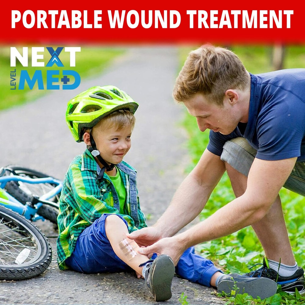 NEXT LEVEL MED Steri-Stitch Wounds & Cuts Closure Kit - Comprehensive First-A...