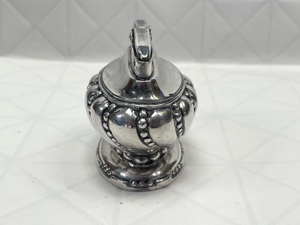 Vintage 1950's Ronson Crown Silver Plated Table Lighter UNTESTED