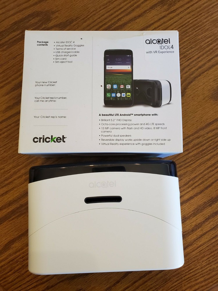 Alcatel Idol 4 Vr Goggles!! New!!