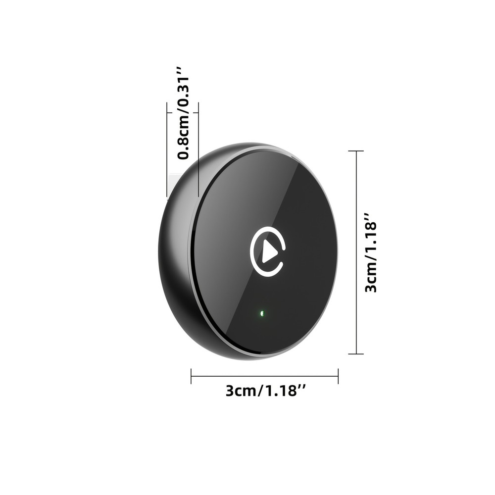 2-in-1 Wireless CarPlay Android Auto Adapter USB Plug Play High Compatibility
