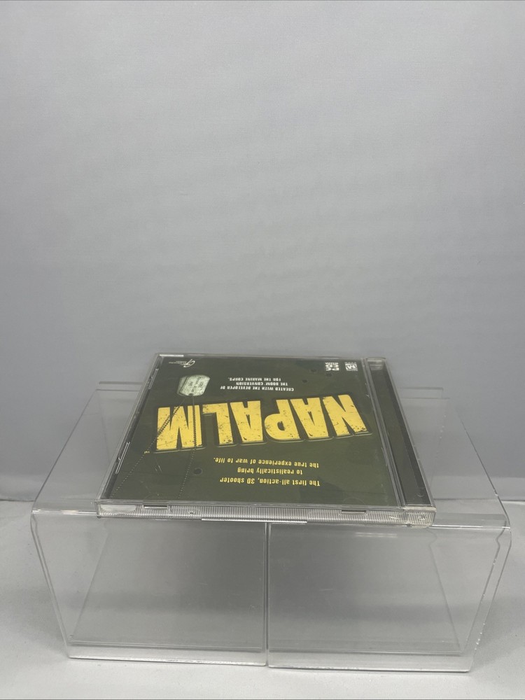 Napalm 3D Shooter PC CD ROM Game, 1998 GT Interactive Software