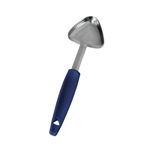 Value Series Solid Triangular Portioner, 2 Oz, Blue Handle