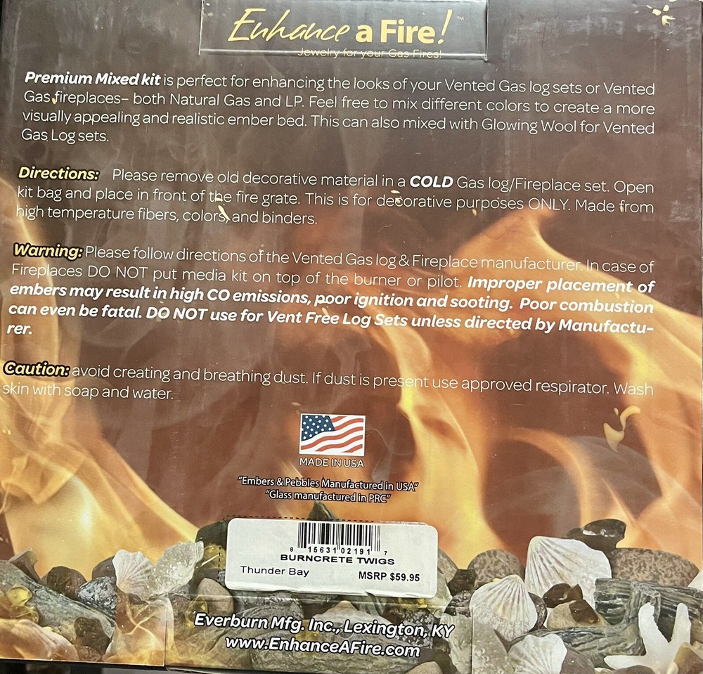 Enhance A Fire “Thunder Bay Burncrete”