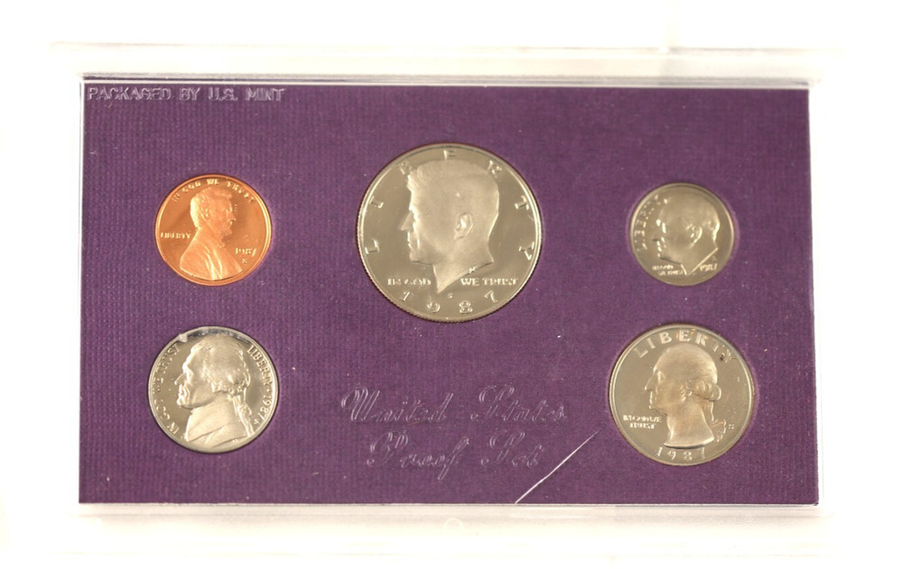 1987 Clad Proof Set U.S. Mint Original Government Packaging