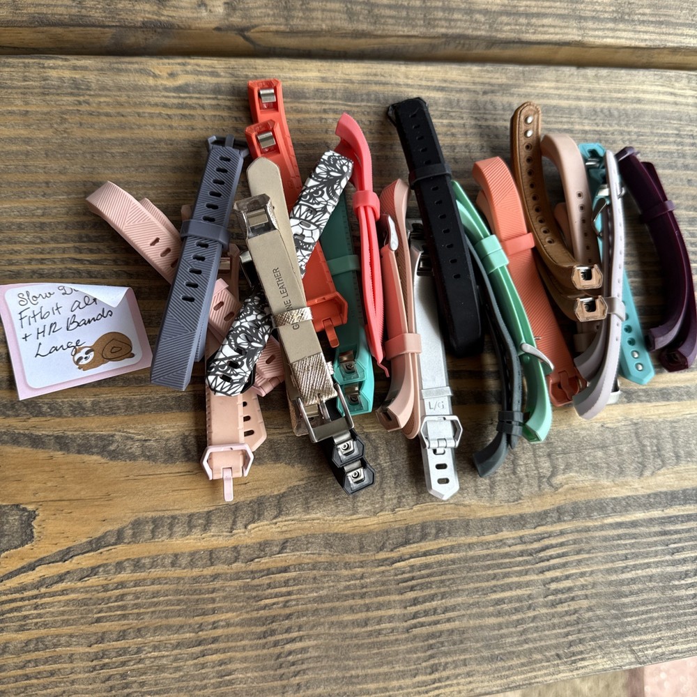 Large Lot It Fitbit Alta / Alta HR Replacement Bands Multicolor LARGE