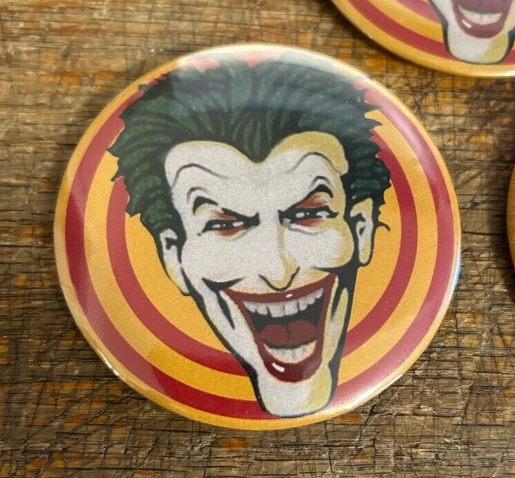 Batman 1989 - custom Joker Smylex 3" pinback / button