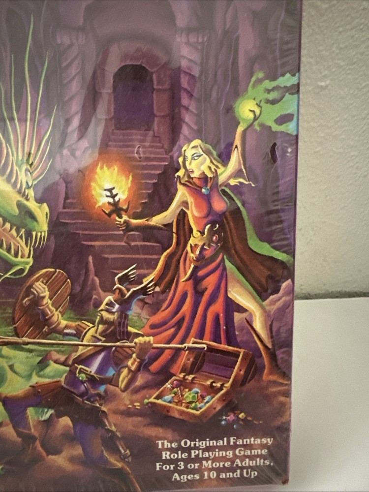 TSR Dungeons & Dragons Basic Boxed Set 8th Print 1981 w/Dice Sealed SW!