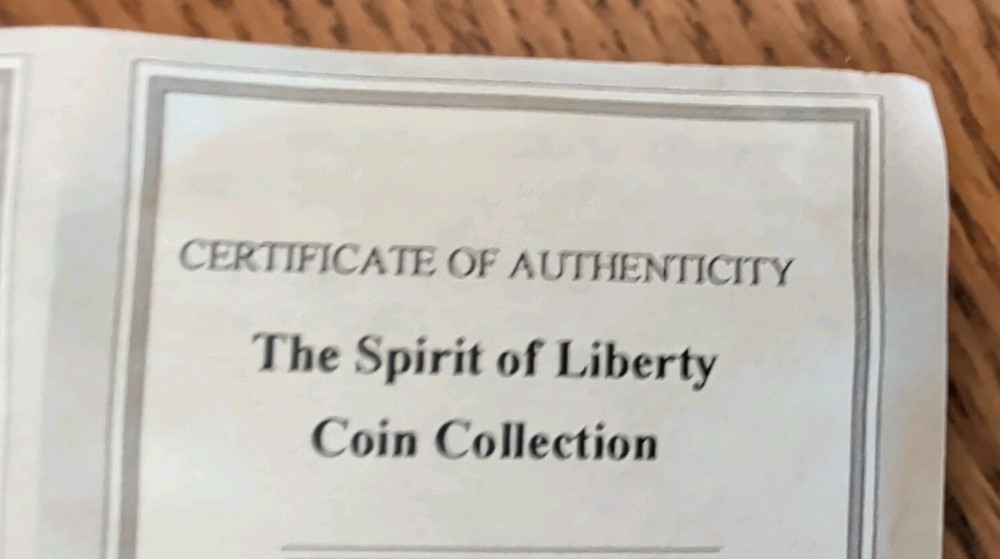 AMERICAN MINT. COMMEMORATIVE LIBERTY COIN.