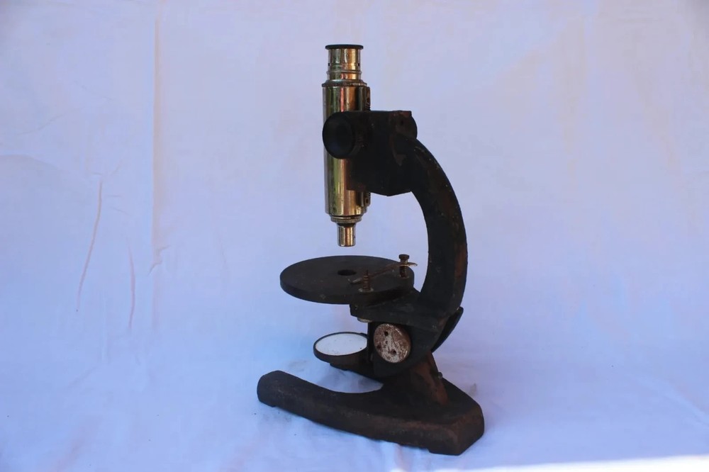 Vintage Soviet MICROSCOPE USSR cccp Measuring device
