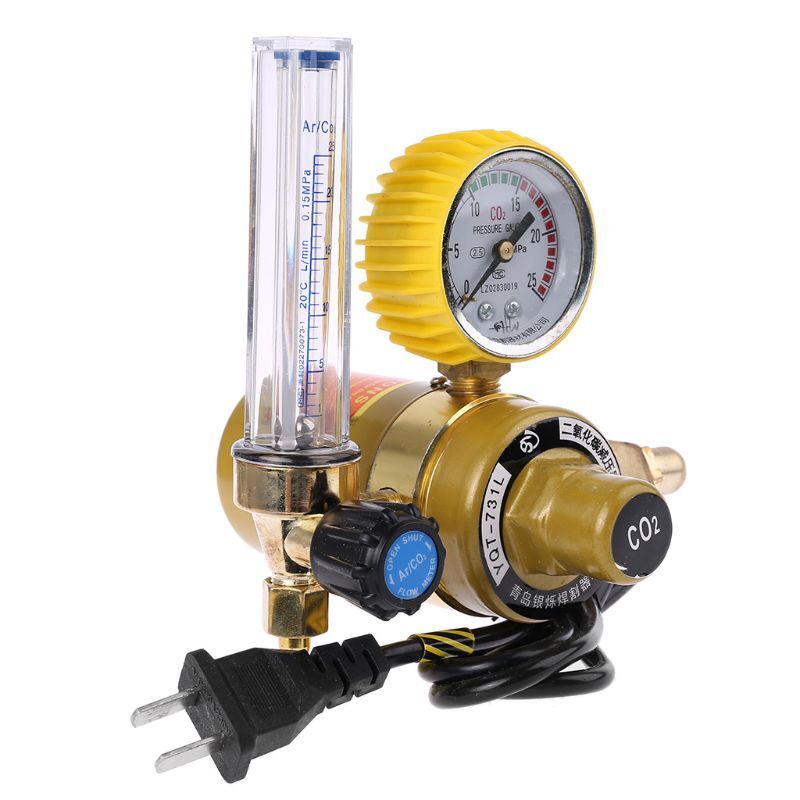 CO2 Regulator CO2 Pressure Reducer Bottle Regulator Carbon Dioxide Welding