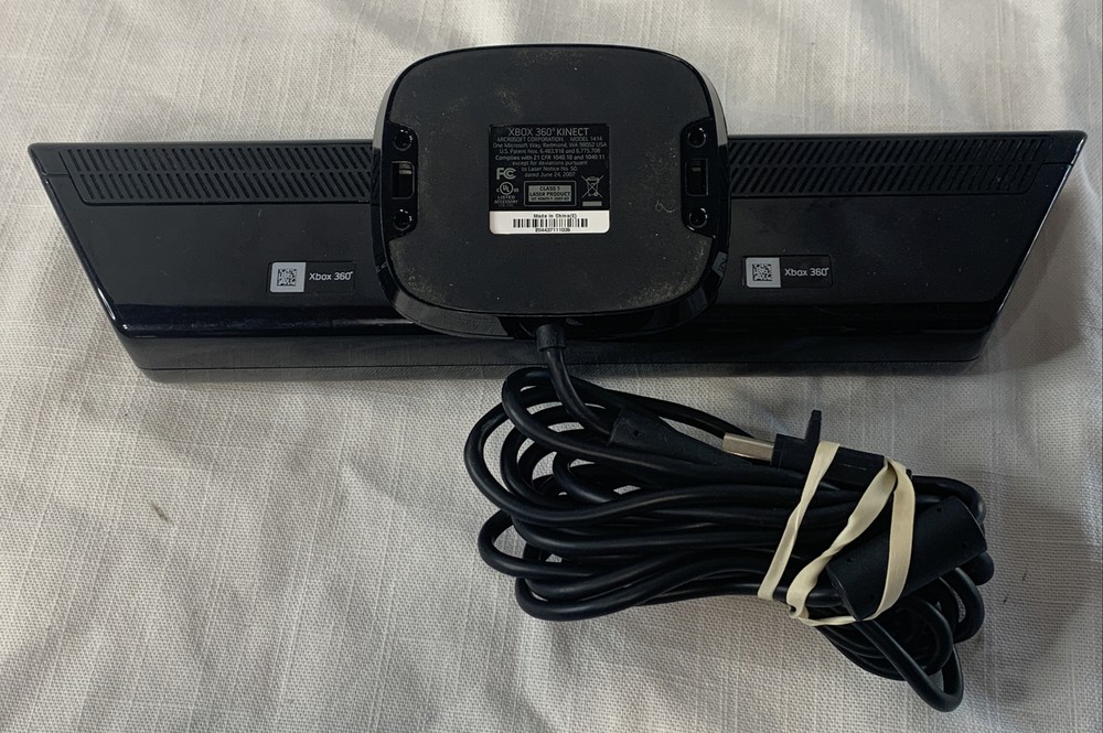 Genuine Microsoft Xbox 360 Kinect Connect Black Sensor Bar Model #1414