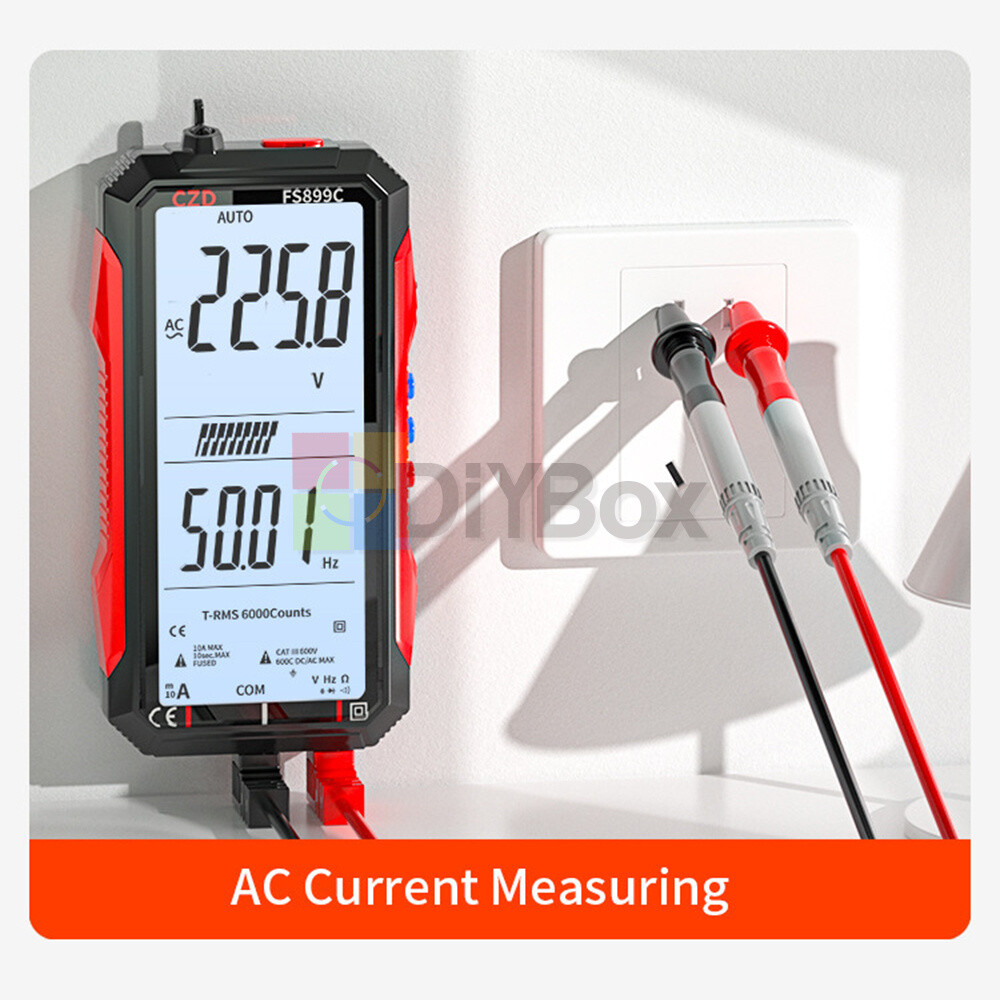 CZD-FS899C Digital Multimeter Auto AC/DC Voltage Current Frequency Meter New