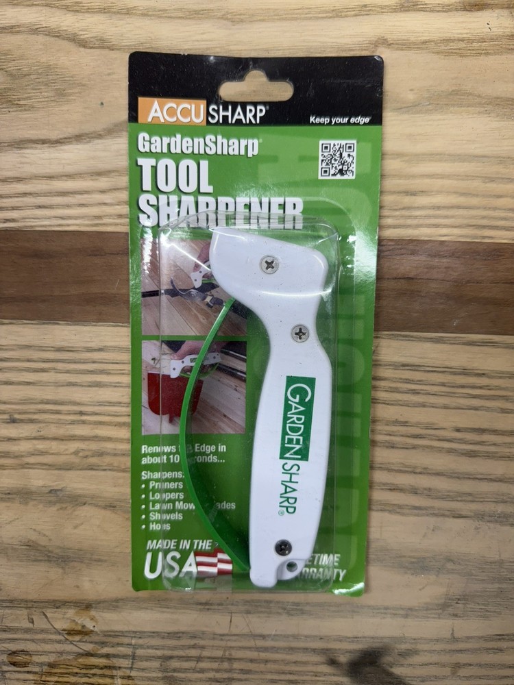 AccuSharp GardenSharp Tool/Knife Sharpener Ergonomic Handle #600006