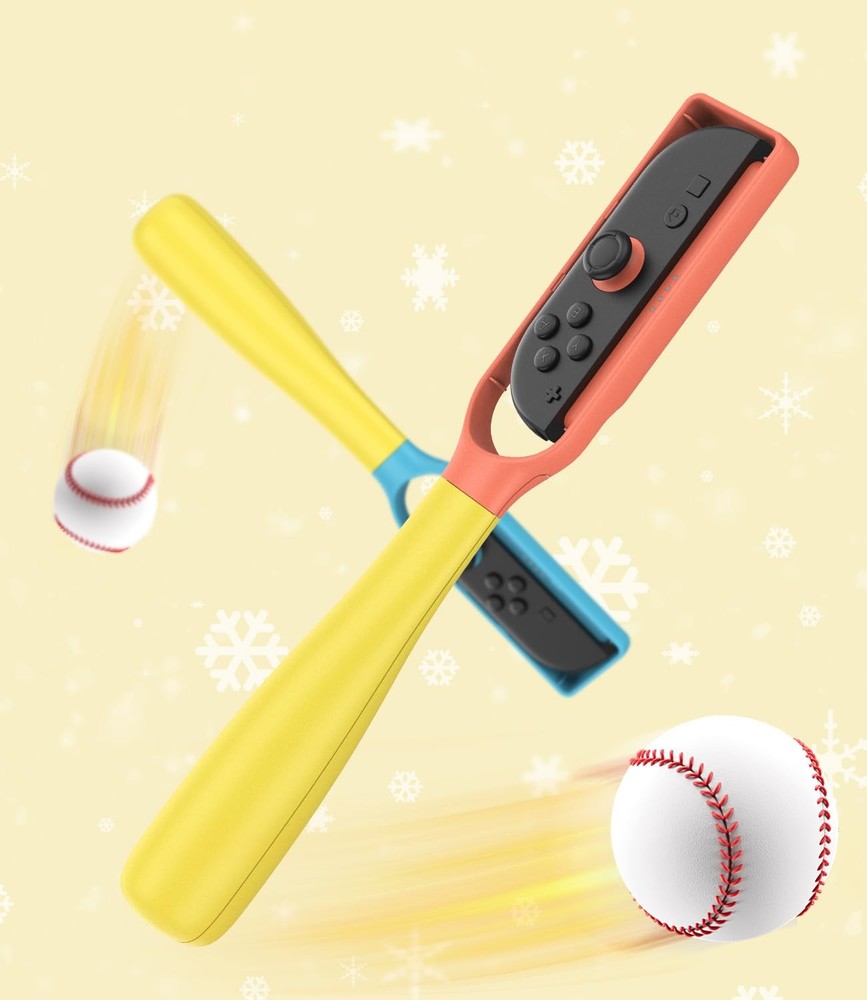 [Switch 1/2 Compatible] CODOGOY Baseball Bat Handle Switch 1/2, Multi-Color