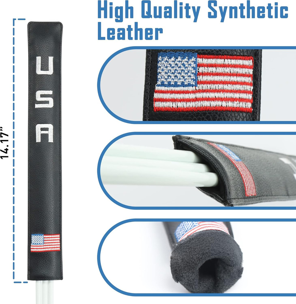 Golf Alignment Stick Cover Case Holder Hold at Least 3 Sticks