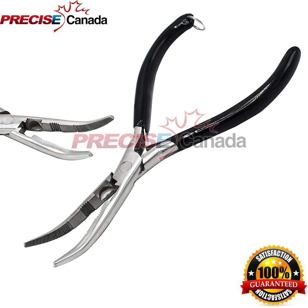 Multi Function Fish Plier Needle Nose Angled Braid Fishing Line Hook Cutter