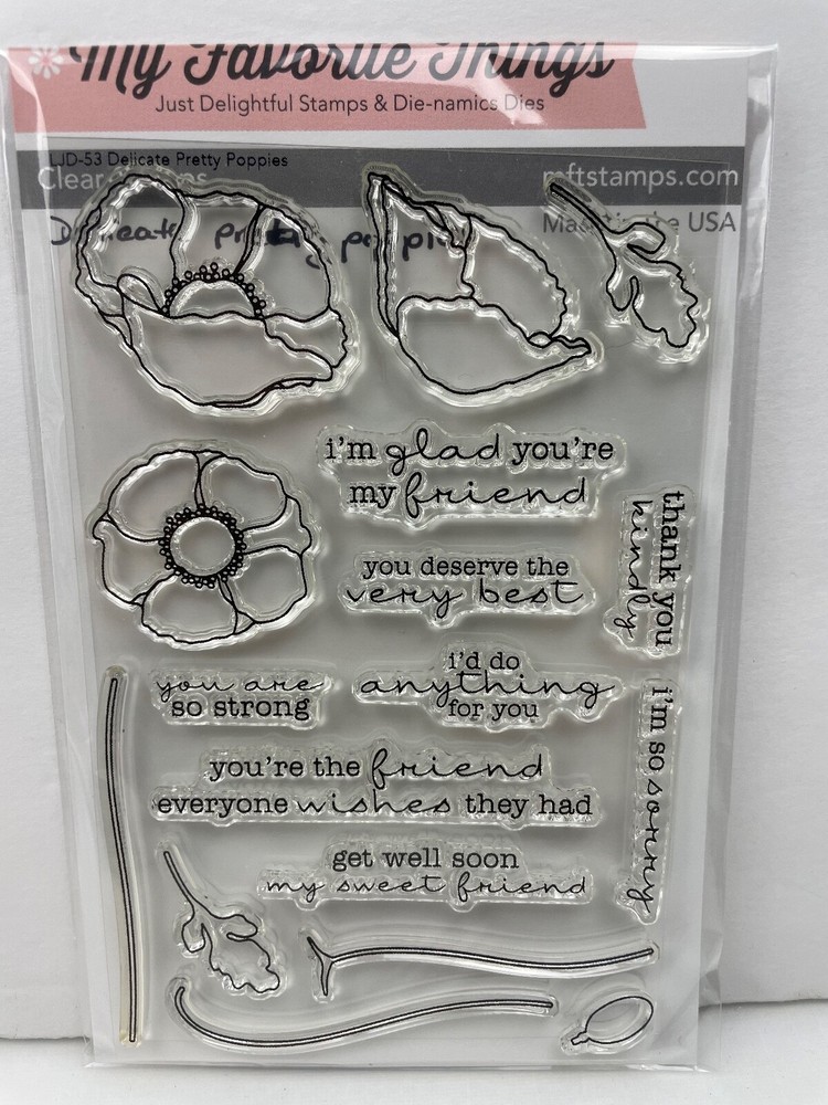 My Favorite Things Clear Stamps