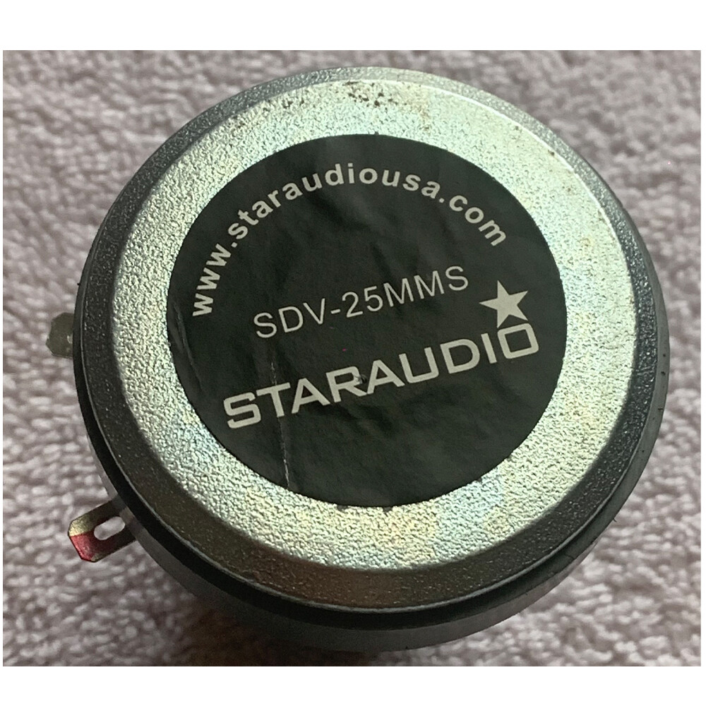 25mm Driver Horn Tweeter Titanium Compression Screw-on for Replacement Speaker