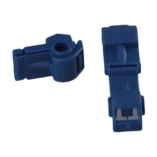 100PCS T-tap Wire Connectors Quick Splices,Nylon Insert Cold Pressed