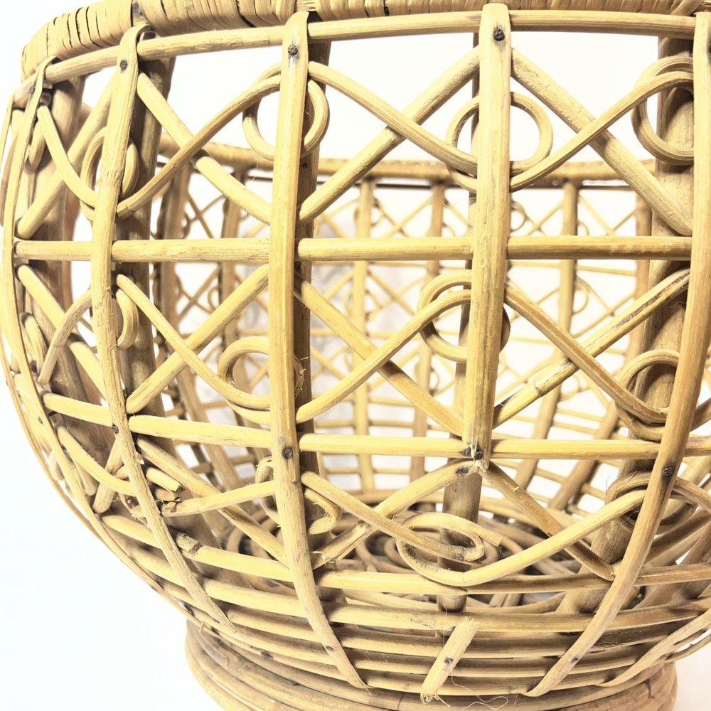 MCM Franco Albini Style Wicker Basket