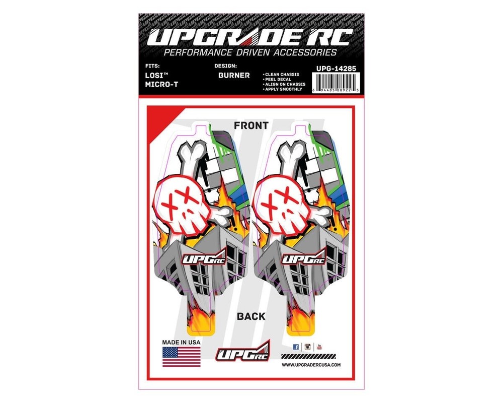 UPG-14285 CHASSIS PROTECTOR FOR LOSI® MICRO-T (BURNER) (2)