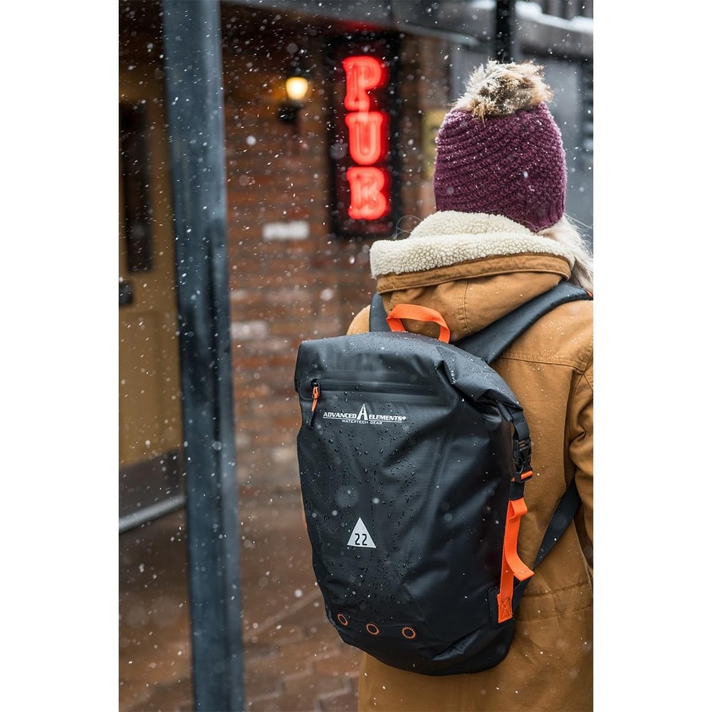 Advanced Elements Blast 22L Rolltop Pack Black - Waterproof Dry Bag