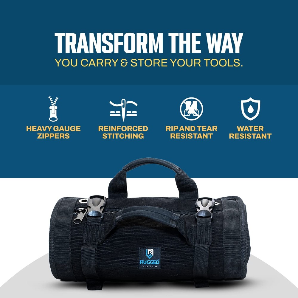 Rugged Tools Titan Deluxe Tool Roll