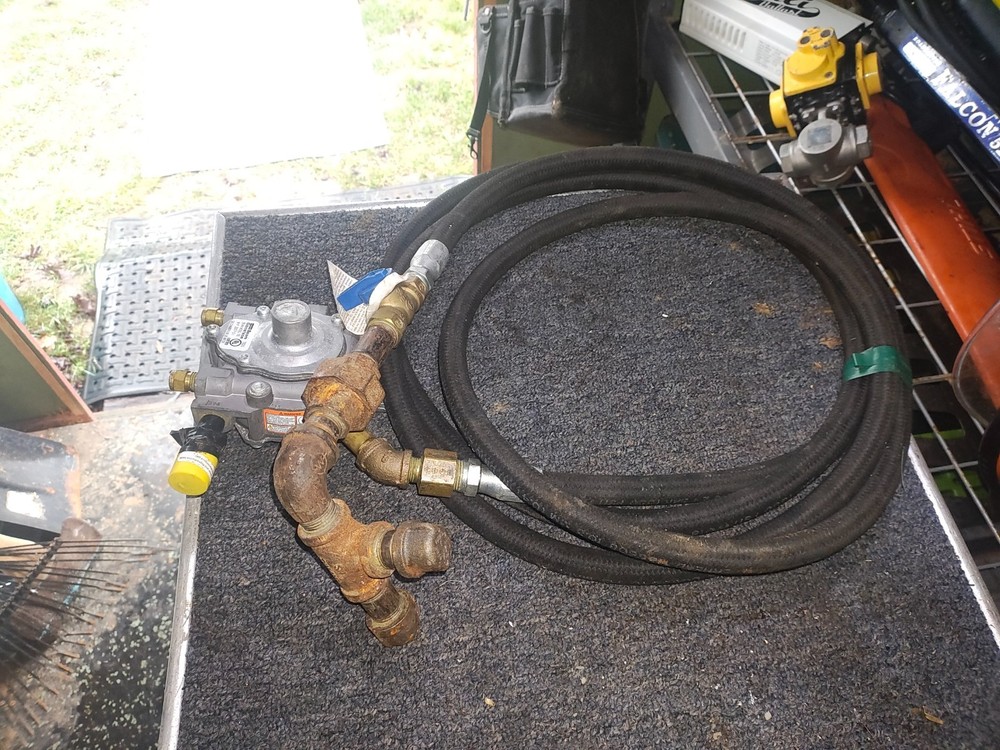 propane regulator 2 stage forklift beam garretson