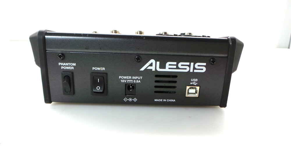 Alesis MULTIMIX 4 USB FX 4-Channel Mixer Effects USB Recording Interface-Tested