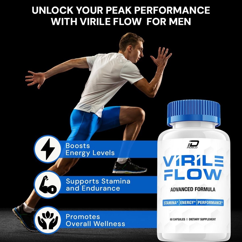 (2 Pack) Virile Flow for Men Capsules – VirileFlow Pills, Virile Flow Advanced