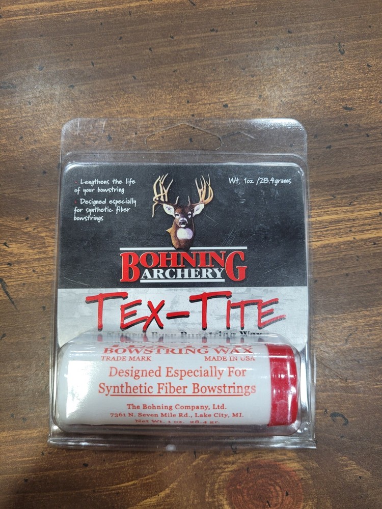 NIP Bohning Archery Tex-Tile Bow Wax