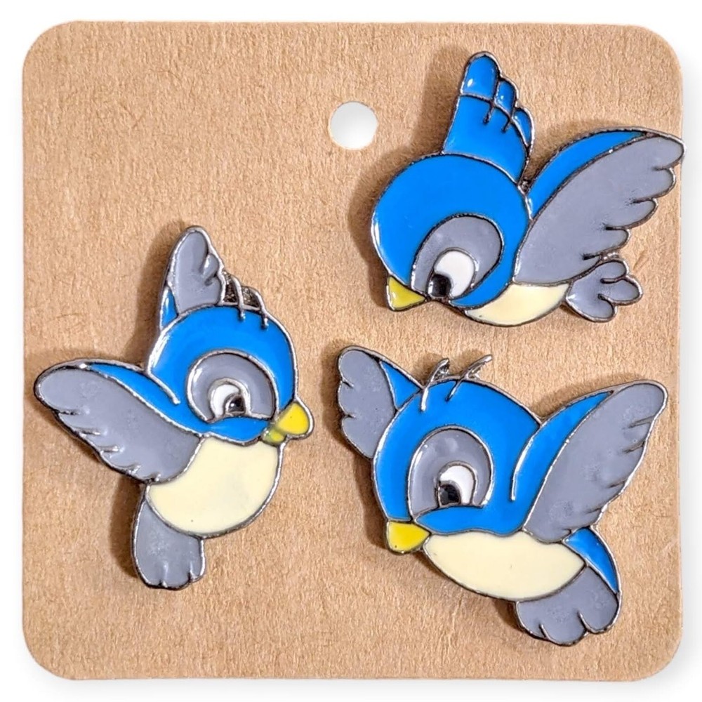 Snow White Fantasy Pins: Bluebirds