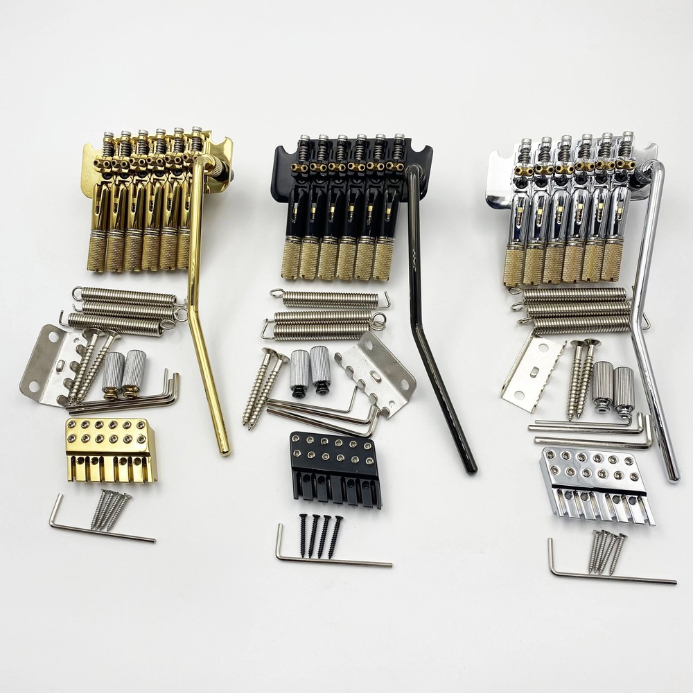 High-end Exquisite 6 String Oblique Both Shake Headless Electric Guitar Bridge