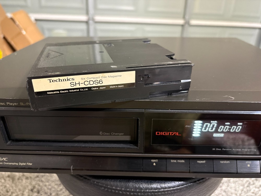 Technics SL-P405C 6-Disc CD Changer + Cartridge | Working | Great Condition