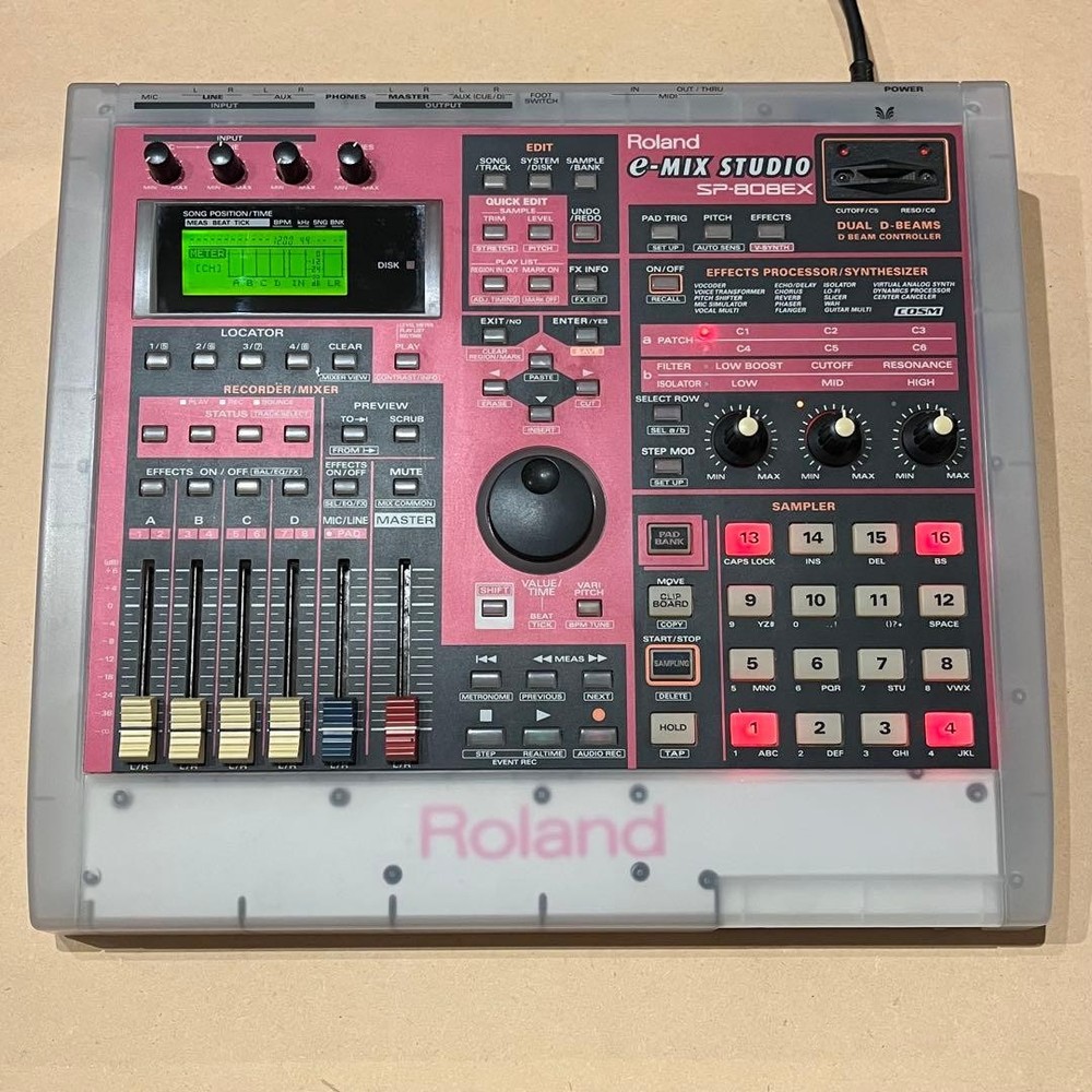 Roland SP-808EX e-MIX Studio Sampler MTR Drum Machine - Fully Working - JP