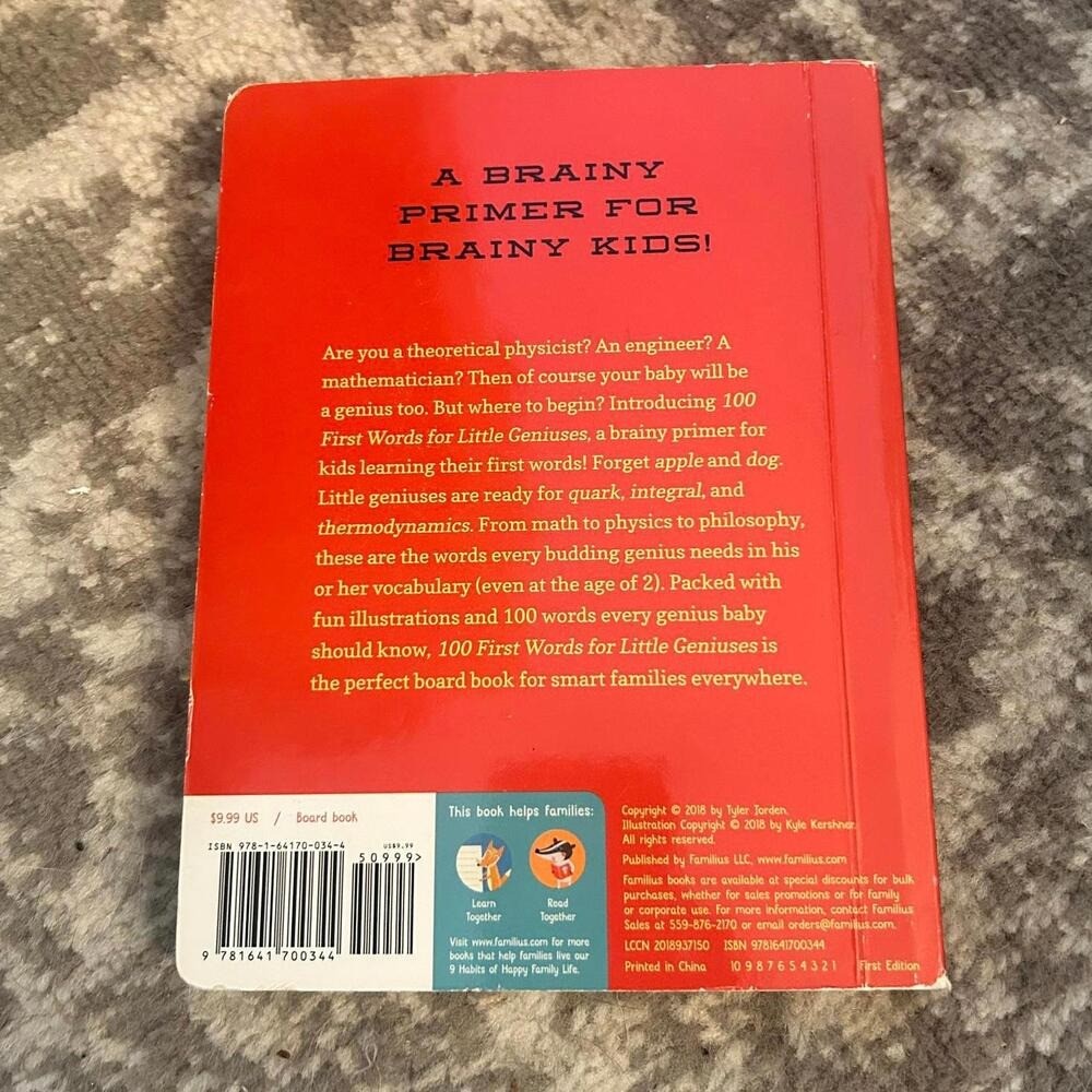 Scholastic Board Books Words and Differences