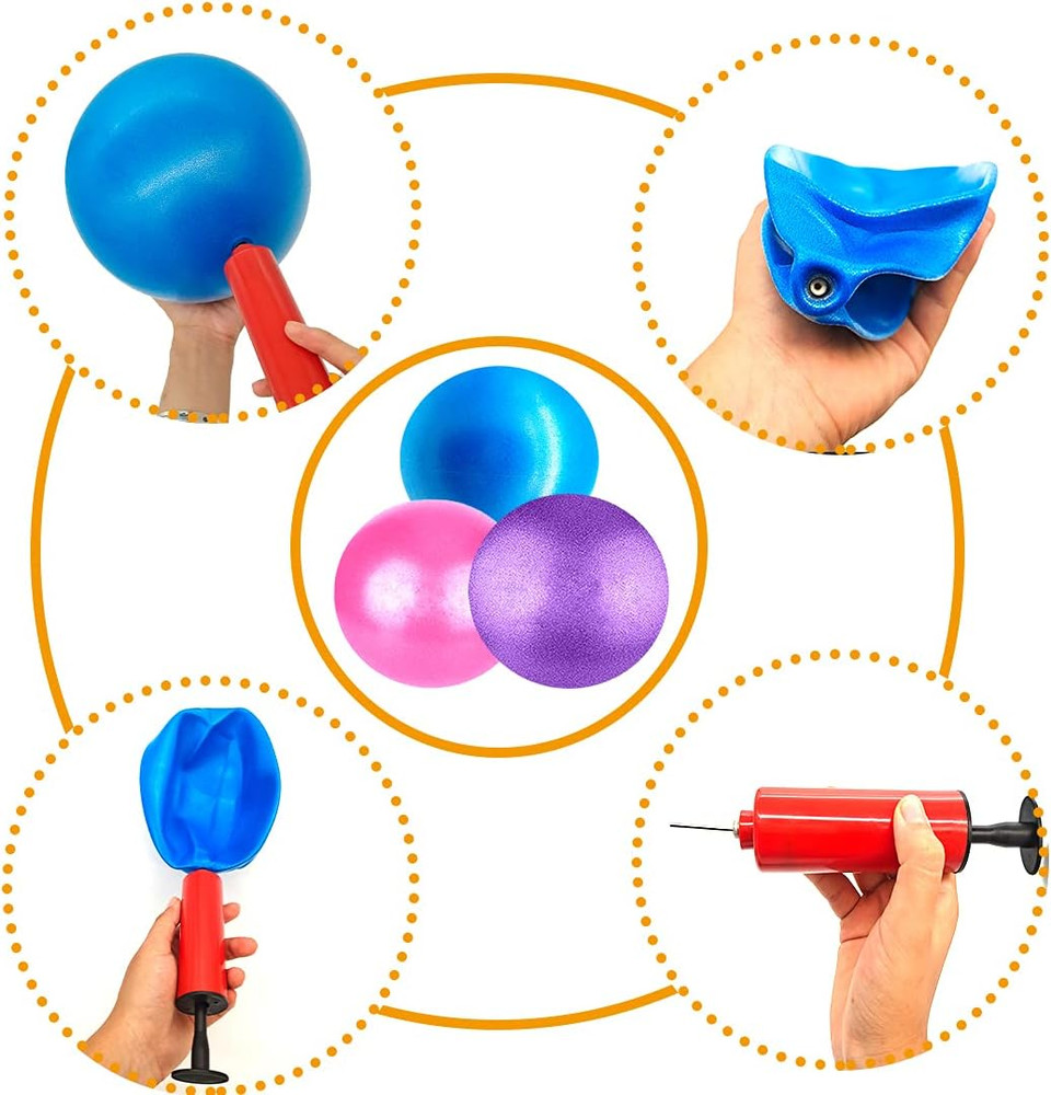 Exercise Pilates Mini Yoga Balls Barre Small for Home Stability Squishy Training