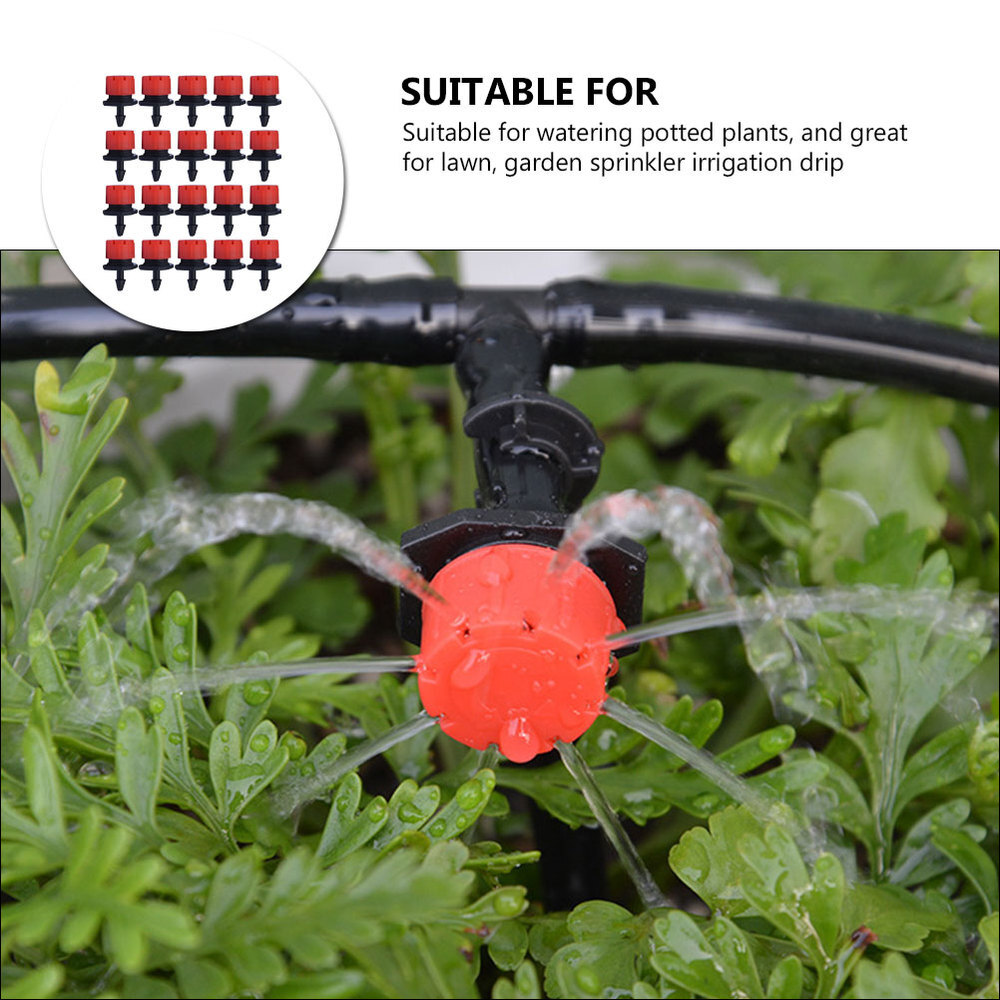 100PCS adjustable drip emitters Garden Irrigation Drippers Micro Dripper
