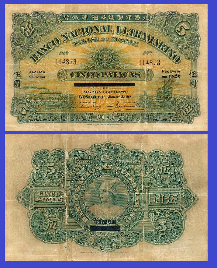 Timor 5 pataca 1933 - Copy