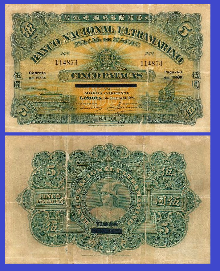Timor 5 pataca 1933 - Copy