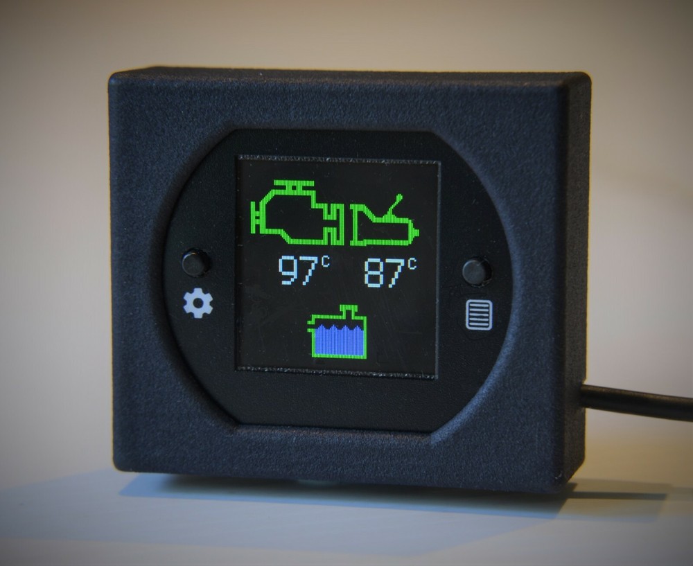 Engine & Transmission temperature, coolant level alarms - dash gauge