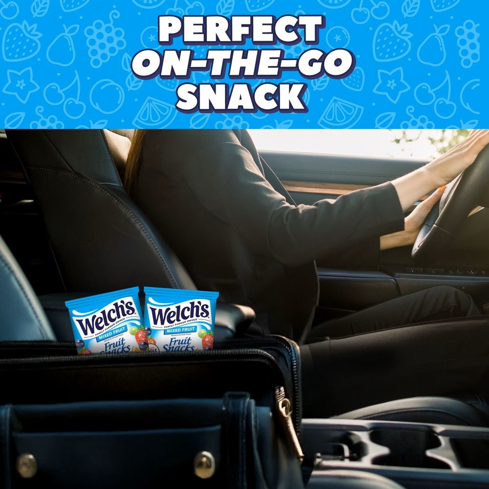 Welch's, Made With Real Fruit Fruit Snacks, Mixed Fruit, 0.8 oz, 40 Count !!!