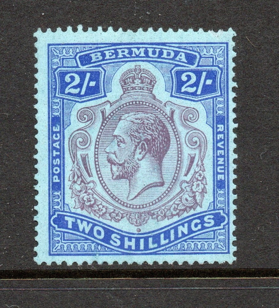 (061)     Bermuda KGV 1924-32 (Script) 2s. (Break in Scroll) SG88ga M/Mint