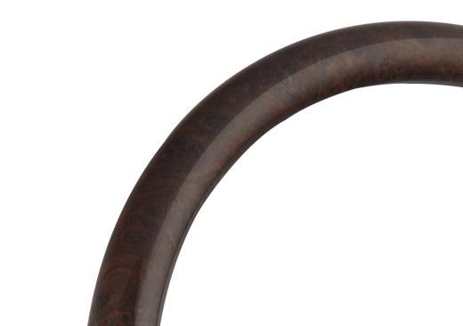 14" Hydro Dipped Burlwood Replacement Half Wrap for Forever Sharp Steering Wheel