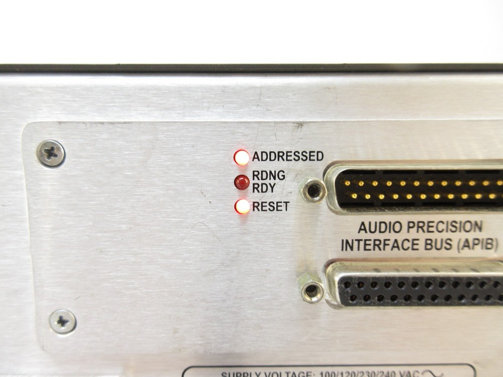 Audio Precision SYS2722 Audio Analyzer w/ Opt APIB, BUR, AWT Filter, USB Adapter