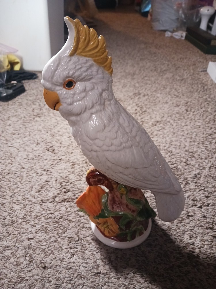 Beautiful porcelain Parrot